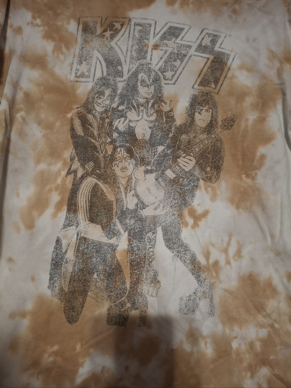 KISS Tie-Dye Graphic Band Tee